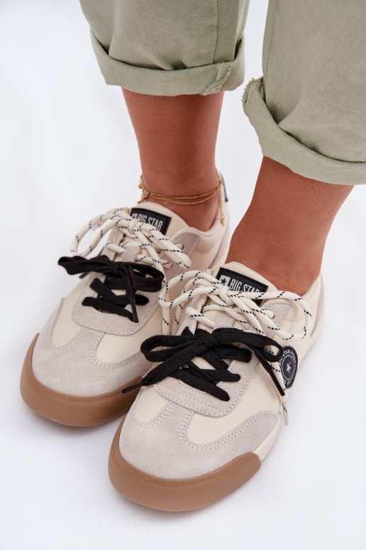 À modalo de tênis FemininoPodParaójnym Amarrandom Big Star TT274168 bege