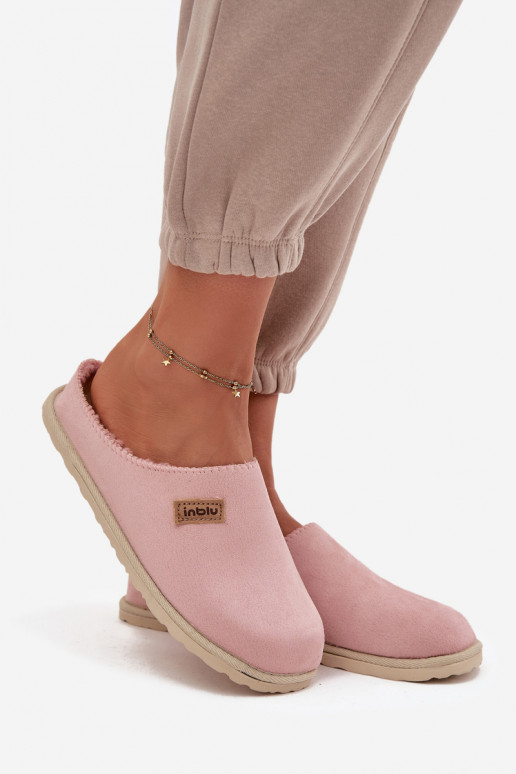Chinelos Feminino sapato caseiro Inblu CS000045 cor rosa