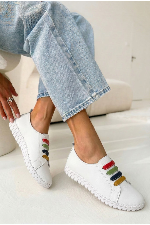 Pele sapato Feminino Vinceza 95376 cor branca