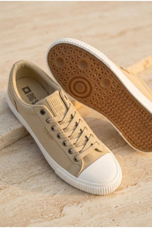 Baixo Sapatos casuais masculinos Big Star TT174115 bege