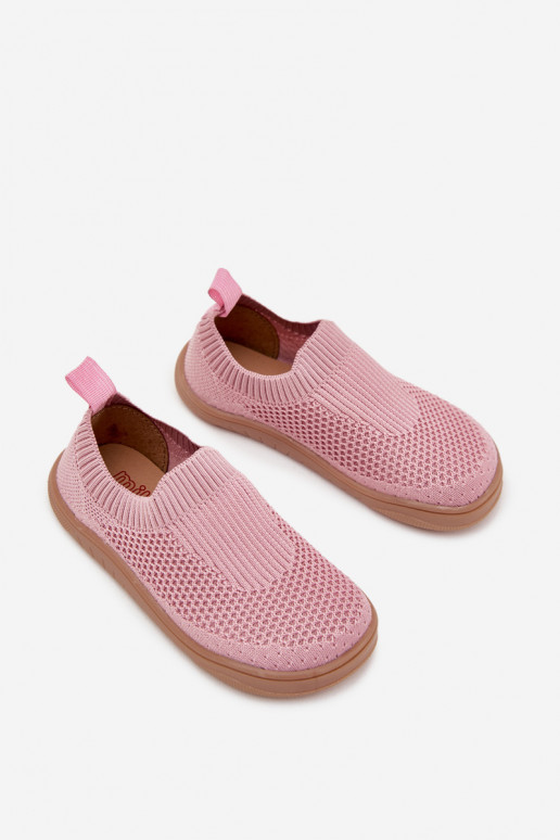 Chinelos deslizantes Barefoot Infantil Milami cor rosa Tem que serriselle