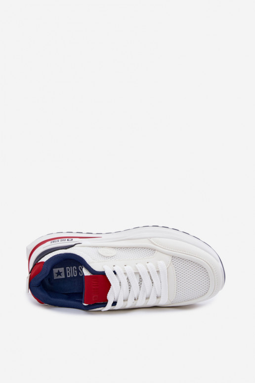 tênis para homens Big Star TT174315 Hi-Poly System cor branca