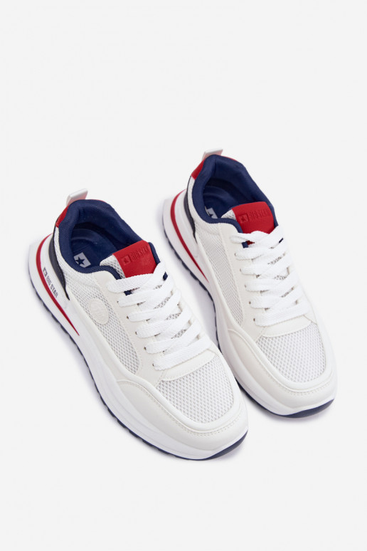 tênis para homens Big Star TT174315 Hi-Poly System cor branca