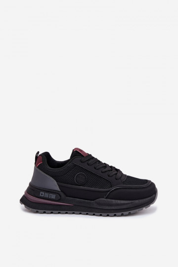 Tênis esportivos masculinos Big Star TT174317 Hi-Poly System pretos 2