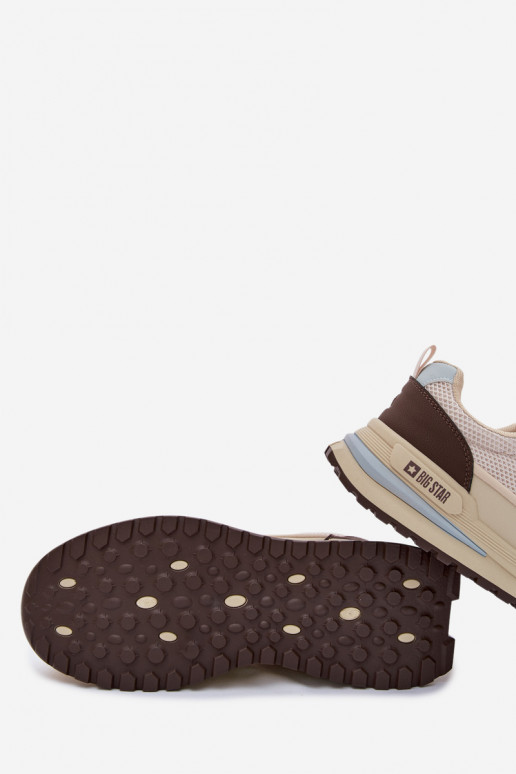 tênis para homens Big Star TT174316 Hi-Poly System bege