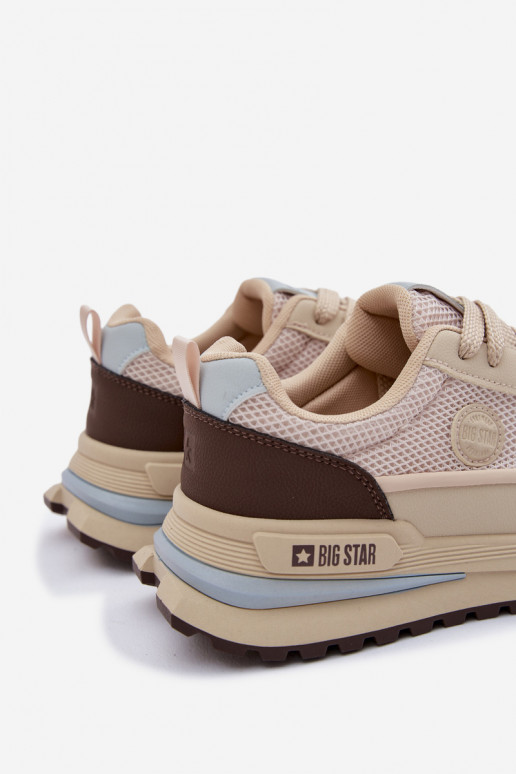 tênis para homens Big Star TT174316 Hi-Poly System bege
