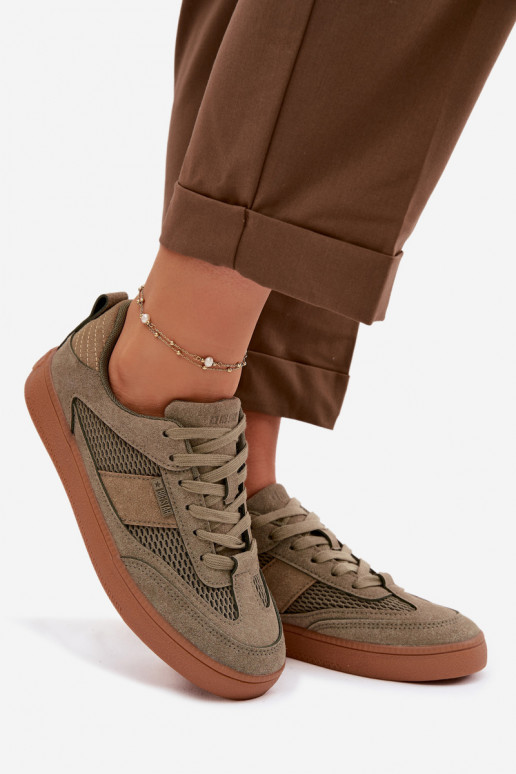 À modalo de tênis Feminino Big Star TT274761 cor cáqui