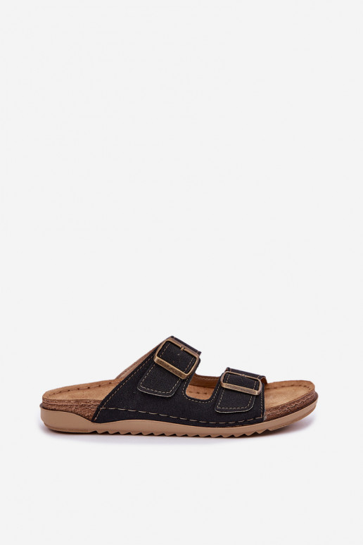 Chinelos femininos Inblu Preventivo AA000068 cor preta