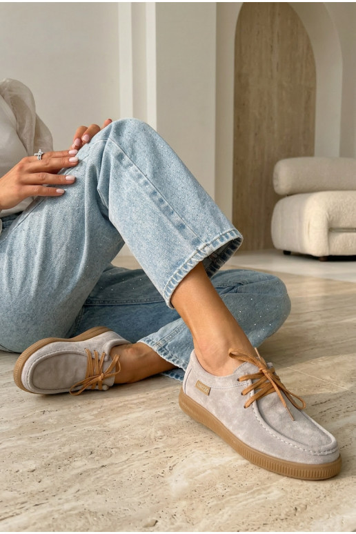 sapatoHabilitadoturalnego de camurçau Vinceza 95391 bege