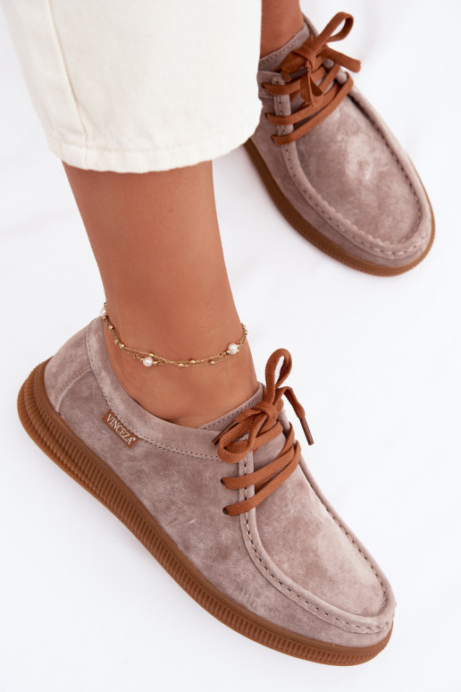 sapatoHabilitadoturalnego de camurçau Vinceza 95391 bege