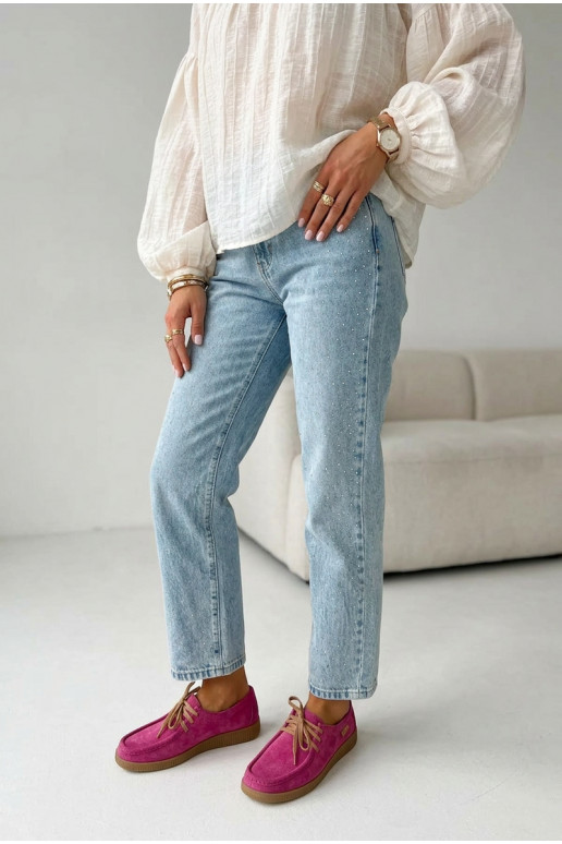 sapatoHabilitadoturalnego de camurçau Vinceza 95391 cor rosa