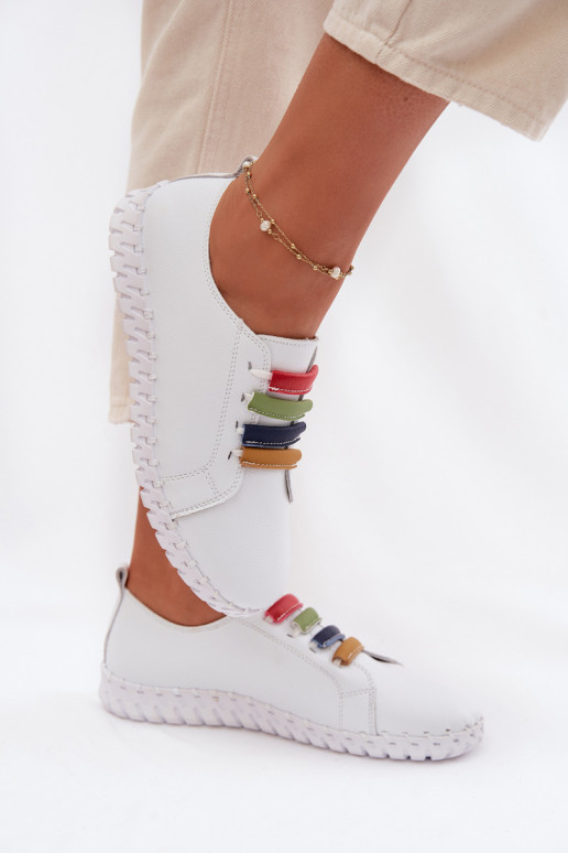 Pele sapato Feminino Vinceza 95376 cor branca