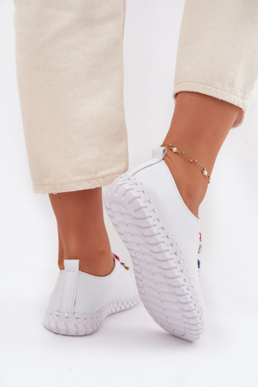 Pele sapato Feminino Vinceza 95376 cor branca