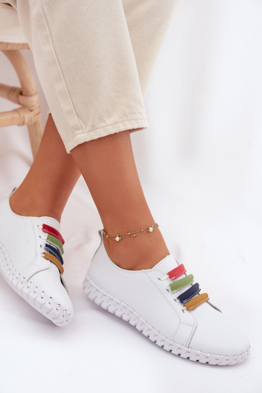 Pele sapato Feminino Vinceza 95376 cor branca