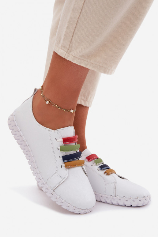 Pele sapato Feminino Vinceza 95376 cor branca