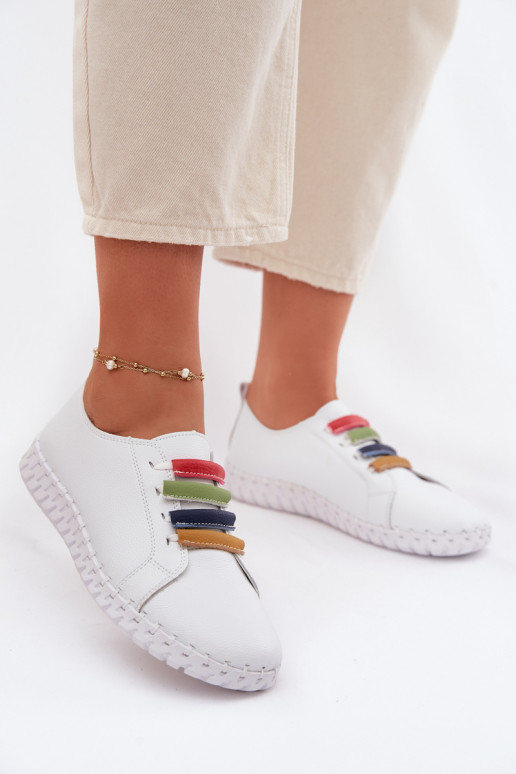 Pele sapato Feminino Vinceza 95376 cor branca