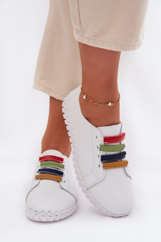 Pele sapato Feminino Vinceza 95376 cor branca