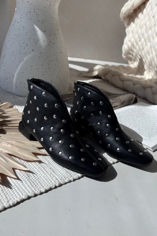 Botas femininas Habilitado Sutilm Obcasie Ze cor pratam Zdobieniem cor preta Rosalind