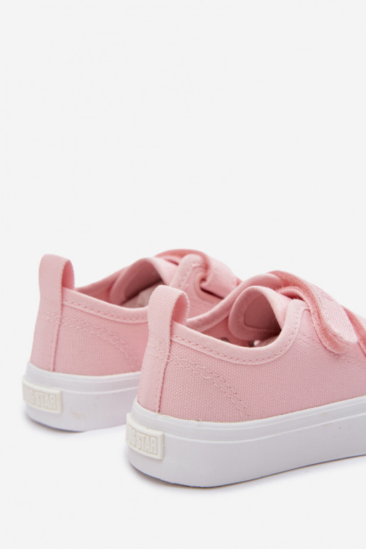 sapatos casuais Infantil Big Star TT374161 cor rosa