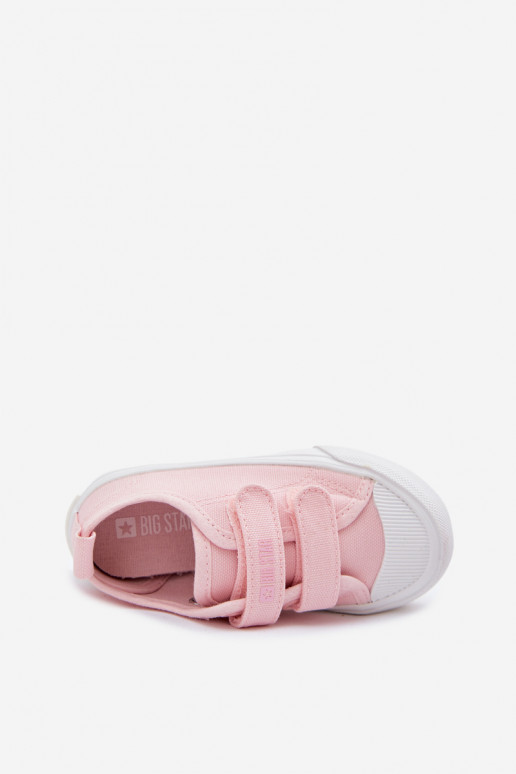 sapatos casuais Infantil Big Star TT374161 cor rosa