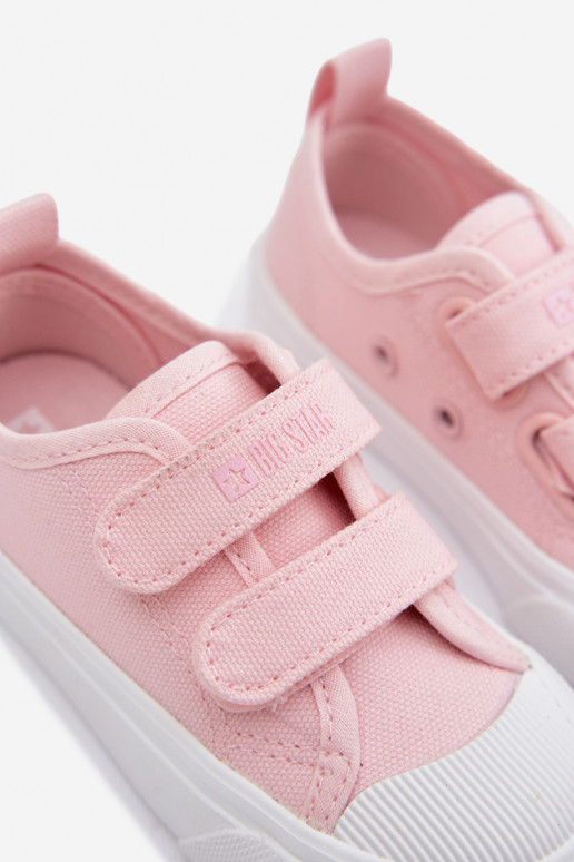 sapatos casuais Infantil Big Star TT374161 cor rosa