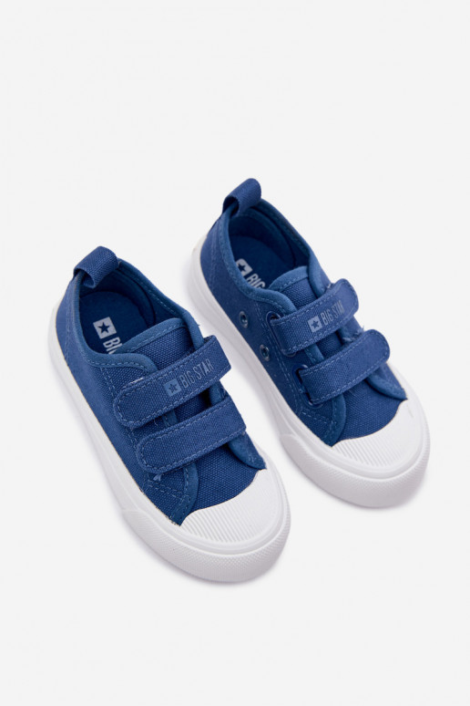 sapatos casuais Infantil Big Star TT374159 azul escuro