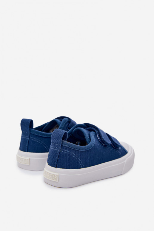 sapatos casuais Infantil Big Star TT374159 azul escuro