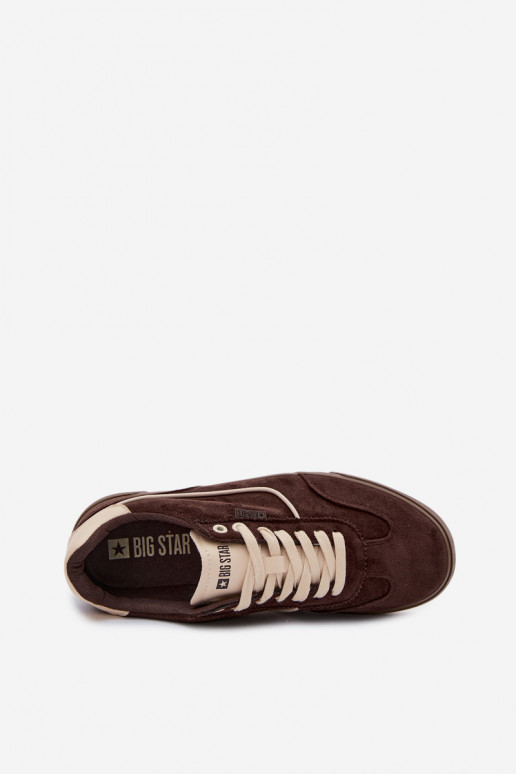 À modalo de tênis para homens Big Star TT174092 CzekoladoParae