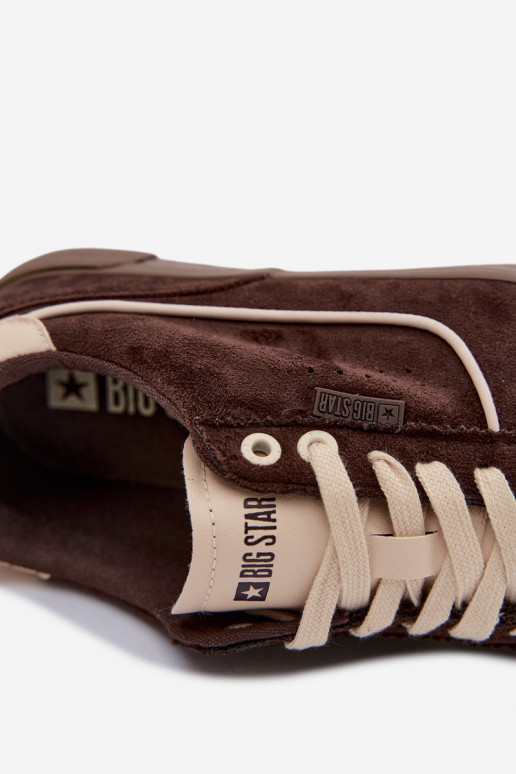 À modalo de tênis para homens Big Star TT174092 CzekoladoParae