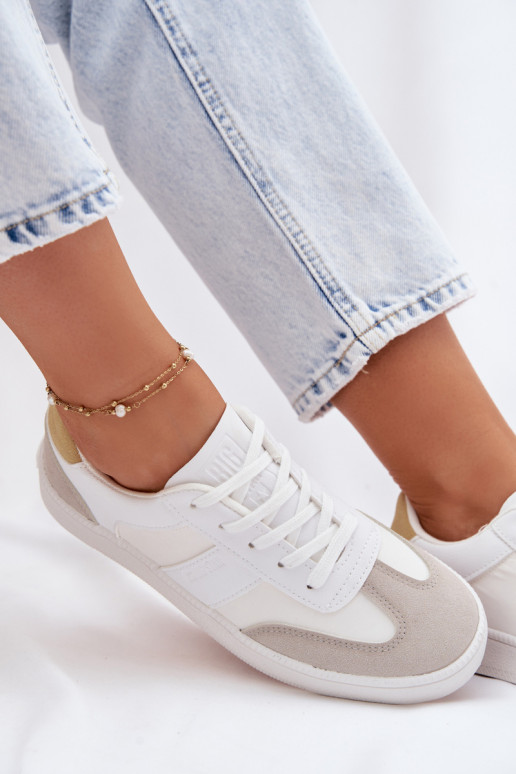 À modalo de tênis Baixo feminino Big Star TT274767 cor branca