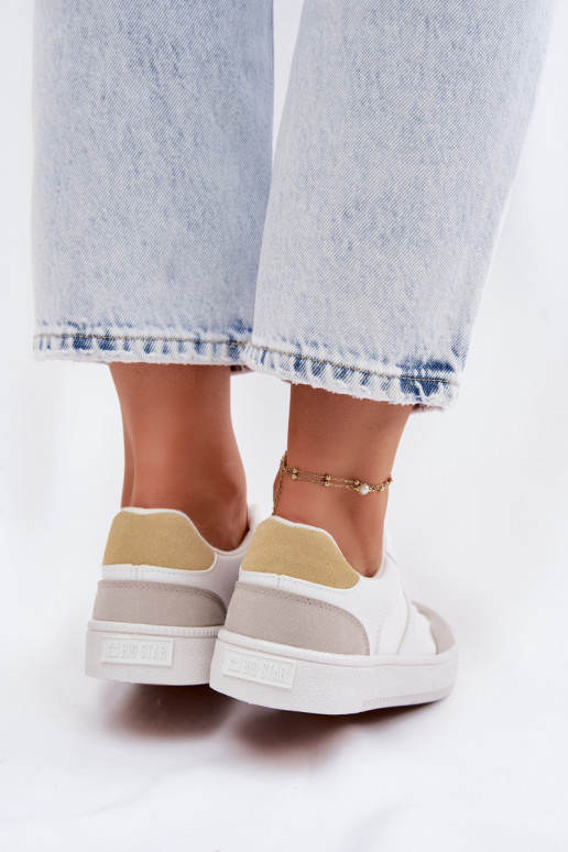 À modalo de tênis Baixo feminino Big Star TT274767 cor branca