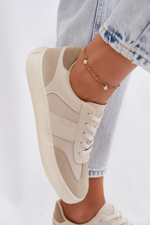 À modalo de tênis Baixo feminino Big Star TT274768 bege