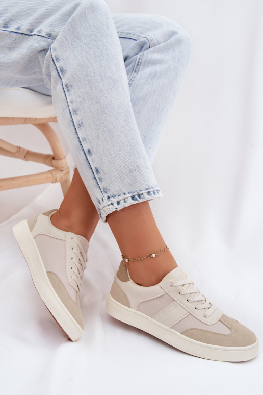 À modalo de tênis Baixo feminino Big Star TT274768 bege