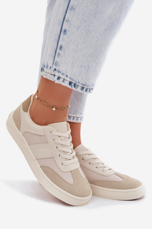 À modalo de tênis Baixo feminino Big Star TT274768 bege