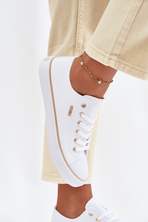 Sapatos de lazer Baixo Big Star TT274772 cor branca