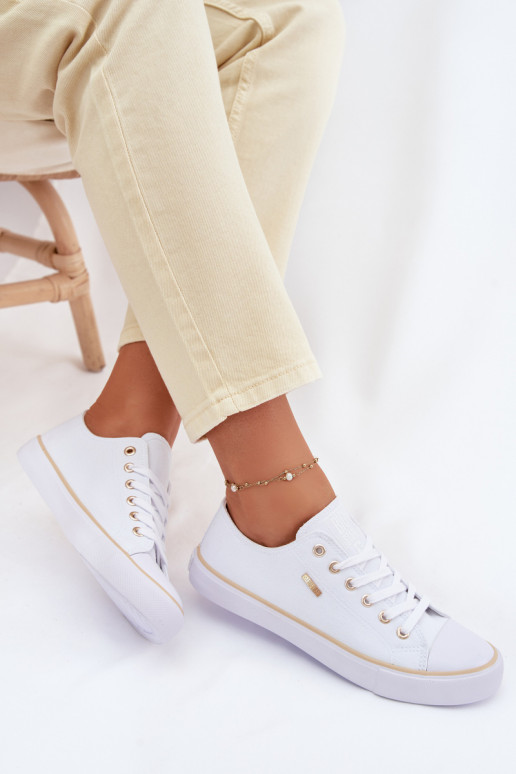 Sapatos de lazer Baixo Big Star TT274772 cor branca