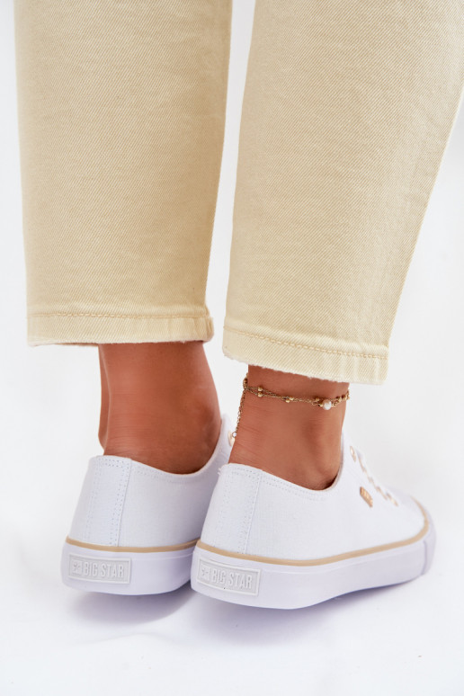 Sapatos de lazer Baixo Big Star TT274772 cor branca