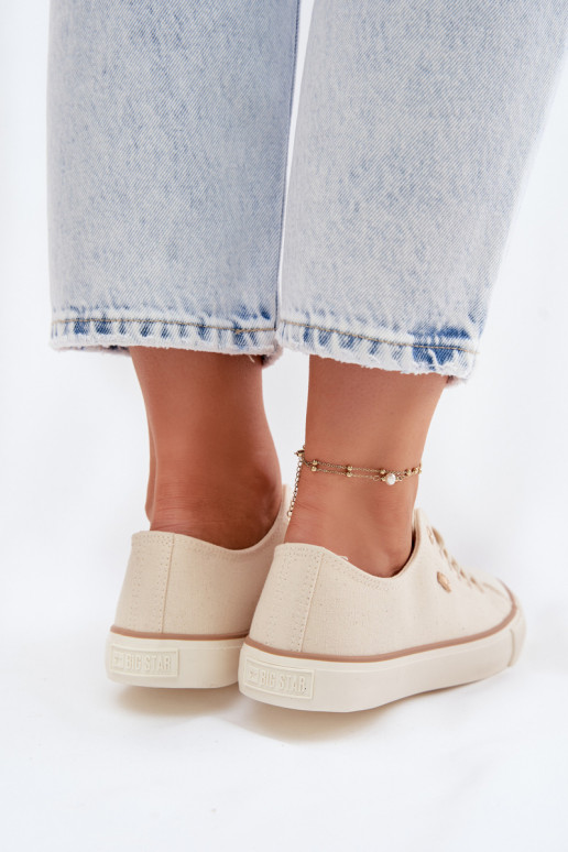 Sapatos de lazer Baixo Big Star TT274773 bege