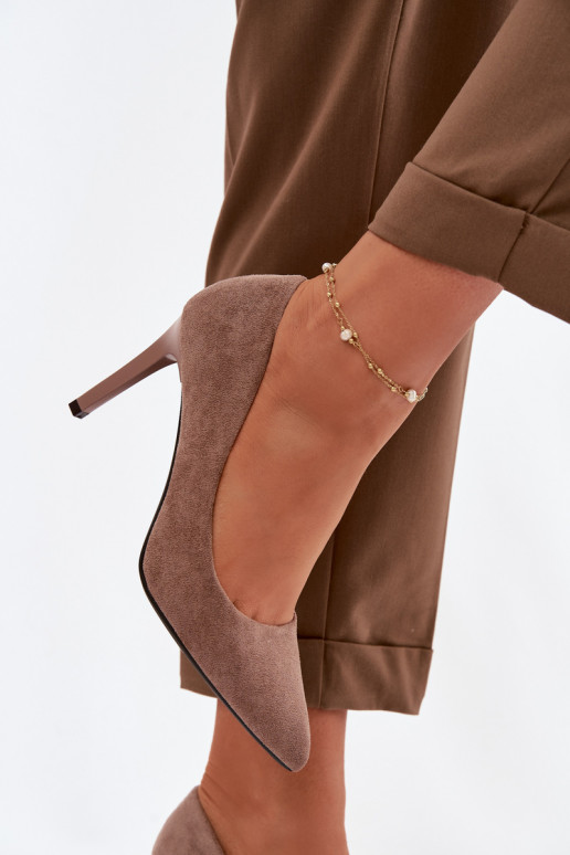 Eko Sapatos de camurça Sergio Leone 1339 cor marrom