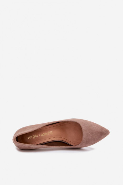 Eko Sapatos de camurça Sergio Leone 1339 cor marrom