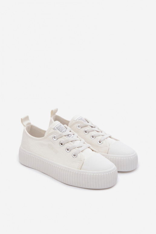 sapatos casuais Infantil Big Star TT374108 cor branca