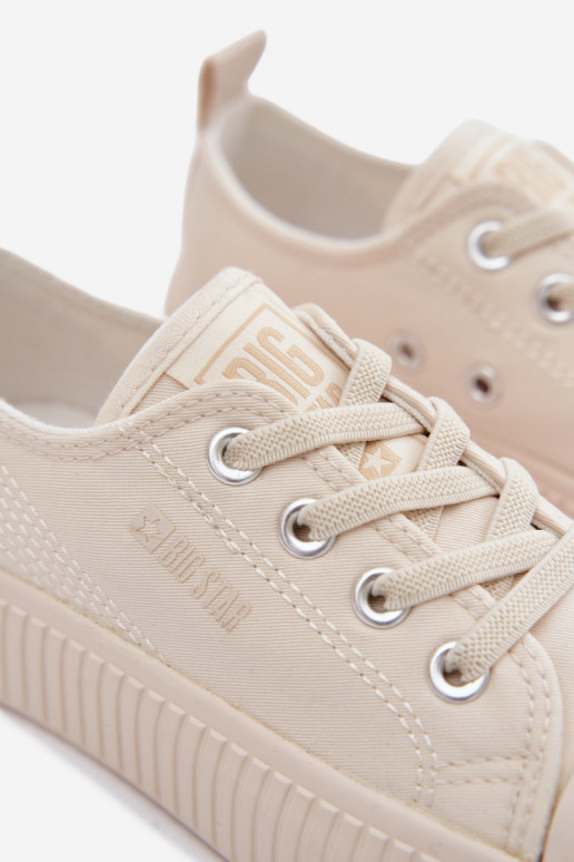 sapatos casuais Infantil Big Star TT374106 cor de marfim