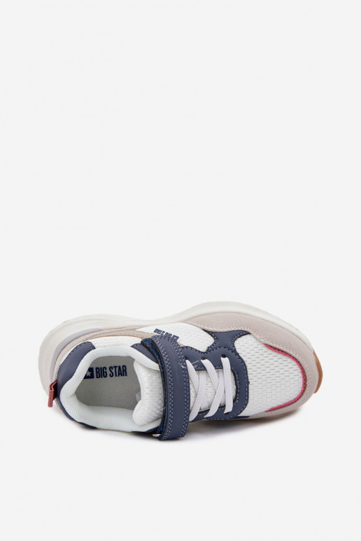 tênis À modalo de tênis Infantil Big Star TT374029 cor branca