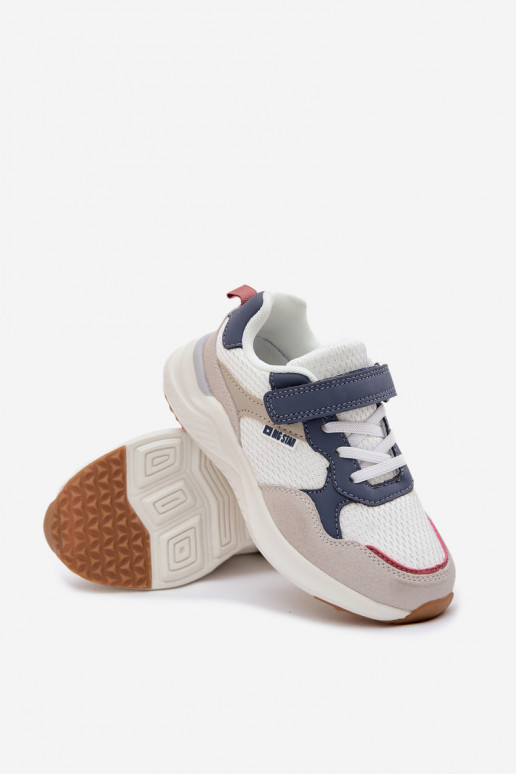 tênis À modalo de tênis Infantil Big Star TT374029 cor branca