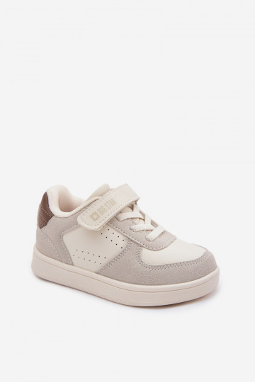 Tênis infantis estilo esportivo Big Star TT374018 cor areia