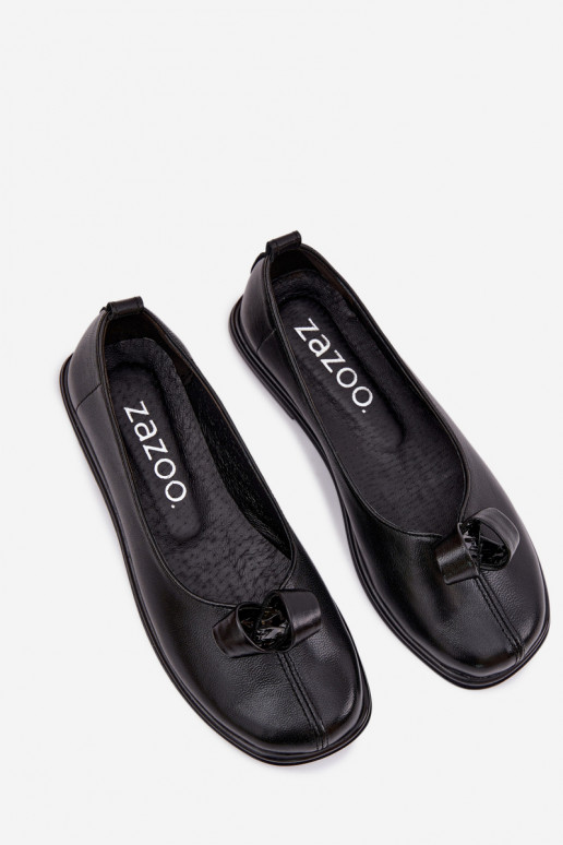 Pele sapato Feminino Zazoo 379 cor preta