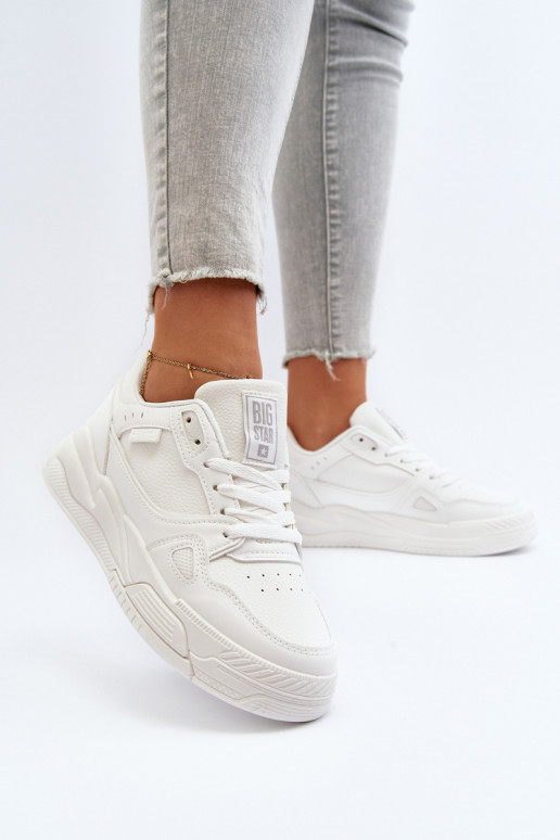 Feminino À modalo de tênis Big Star NN274667 cor branca