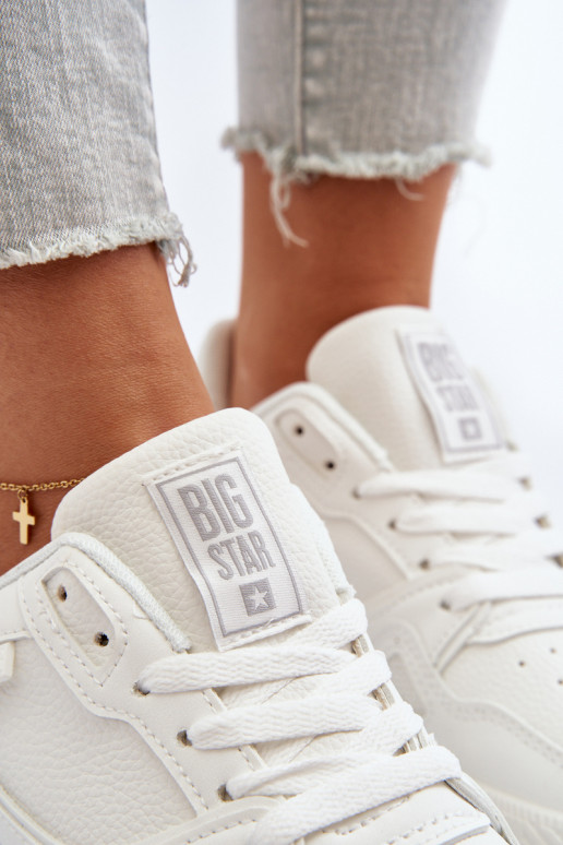Feminino À modalo de tênis Big Star NN274667 cor branca