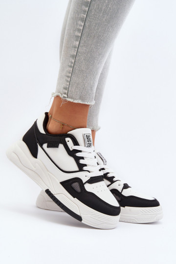 Feminino À modalo de tênis Big Star NN274669 Branco-cor preta 2