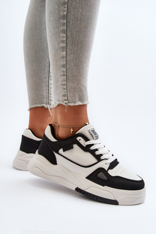 Feminino À modalo de tênis Big Star NN274669 Branco-cor preta